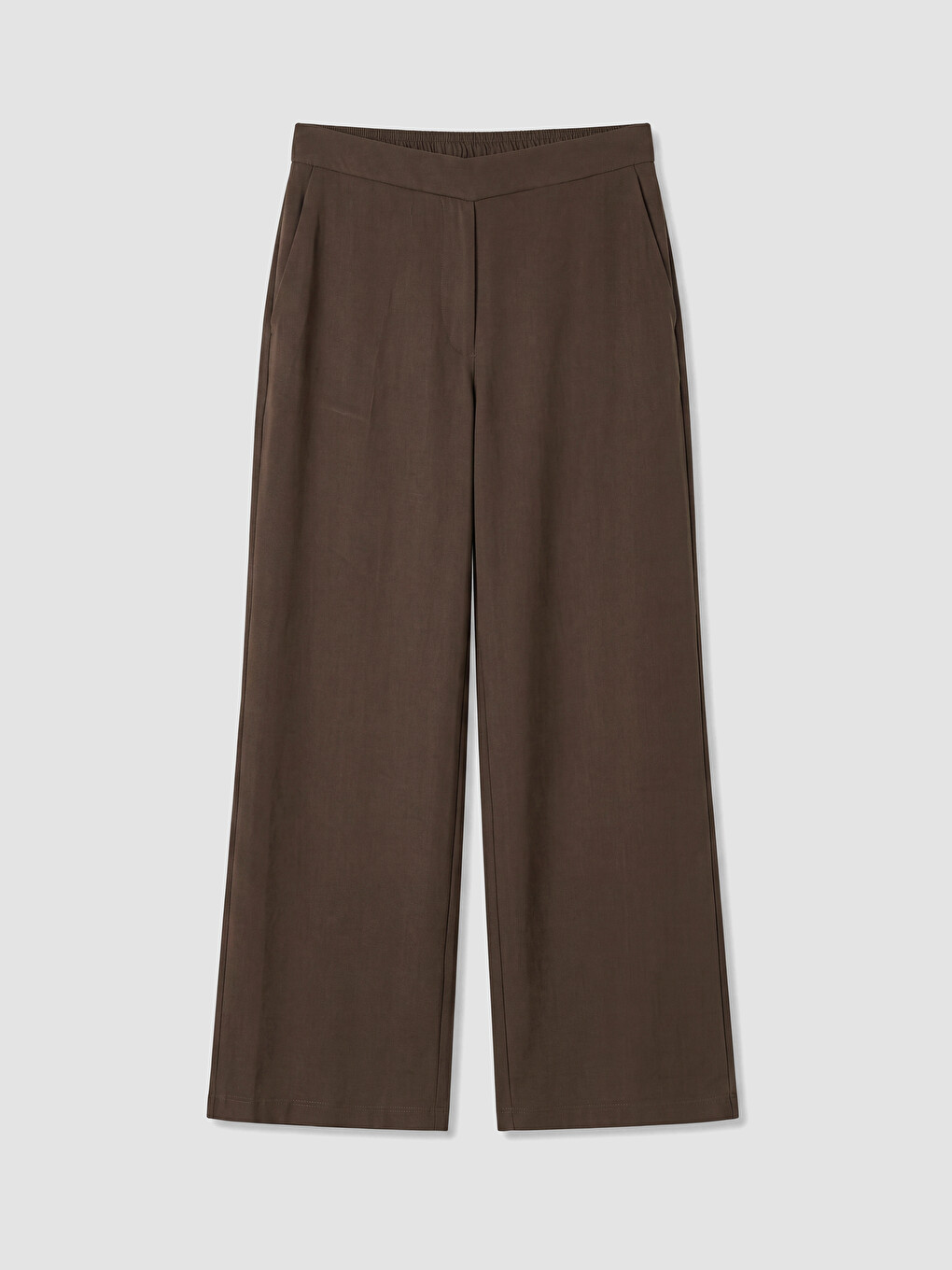 Woman Brown Trousers