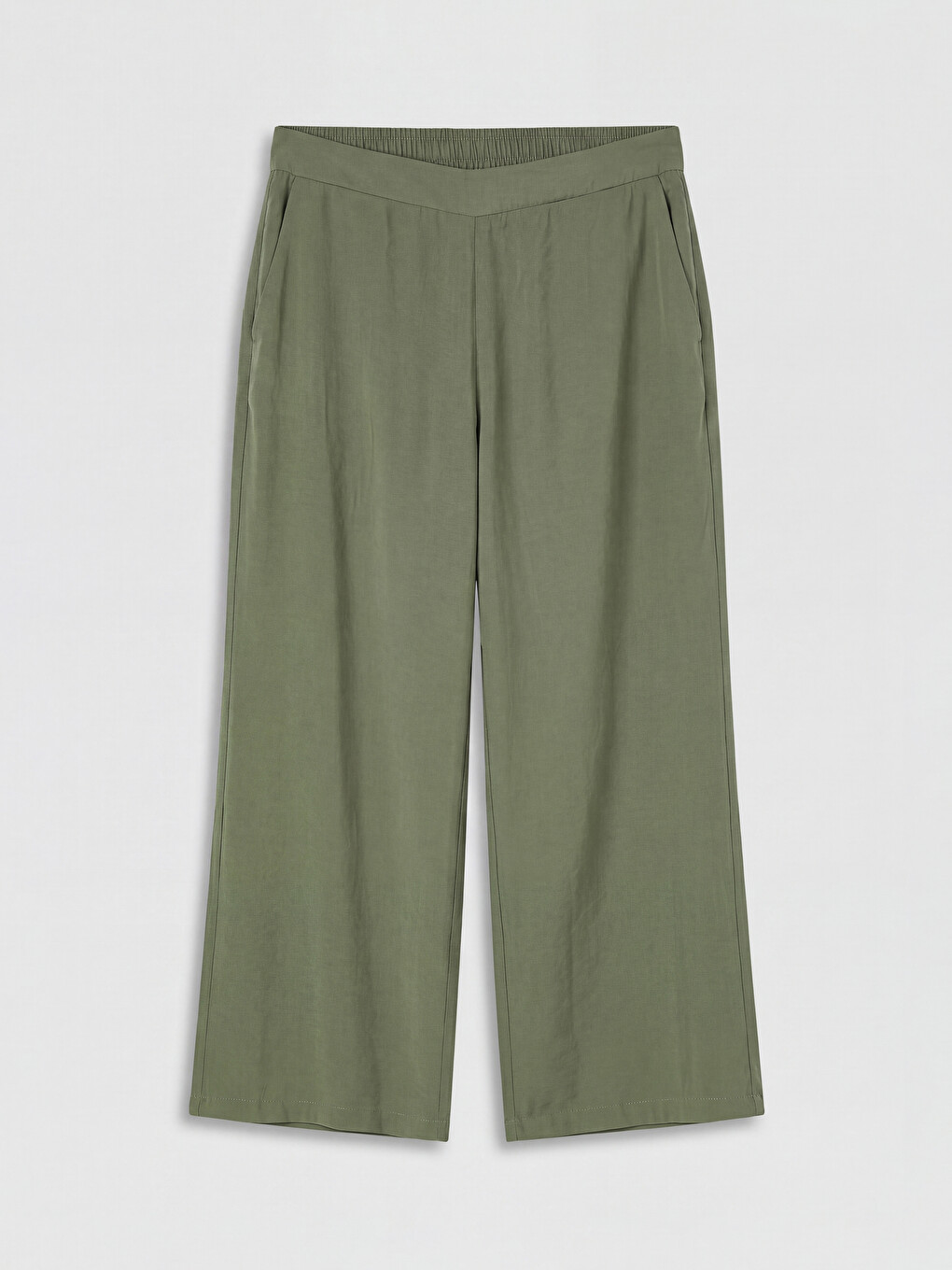Woman Khaki Trousers-4