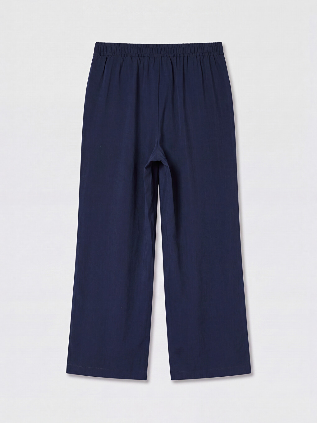 Elastic Waist Wide Leg Women's Trousers-5