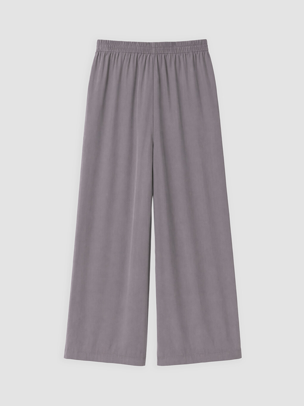 Beli Lastikli Geniş Paça Kadın Pantolon-6