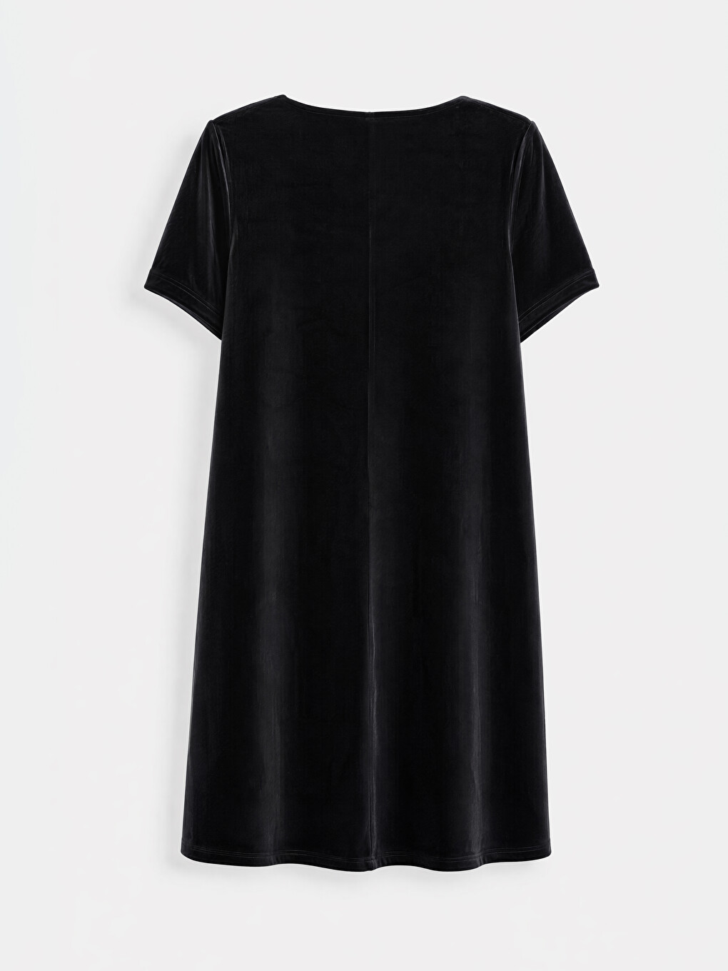 V Neck Velvet Mini Dress-4