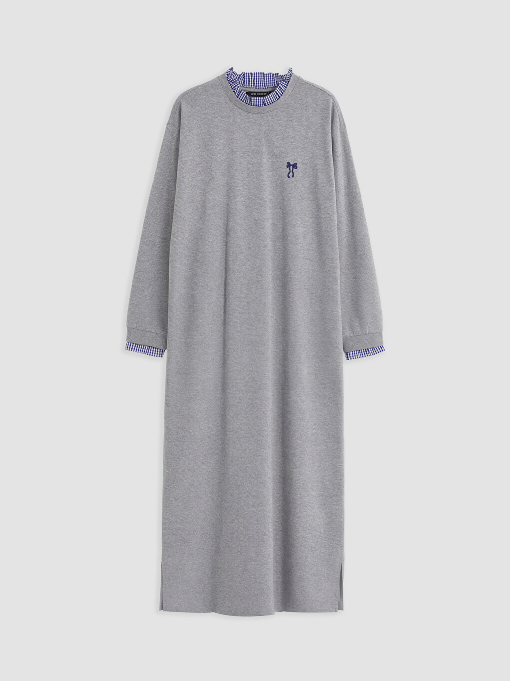 Woman Grey Dress-4