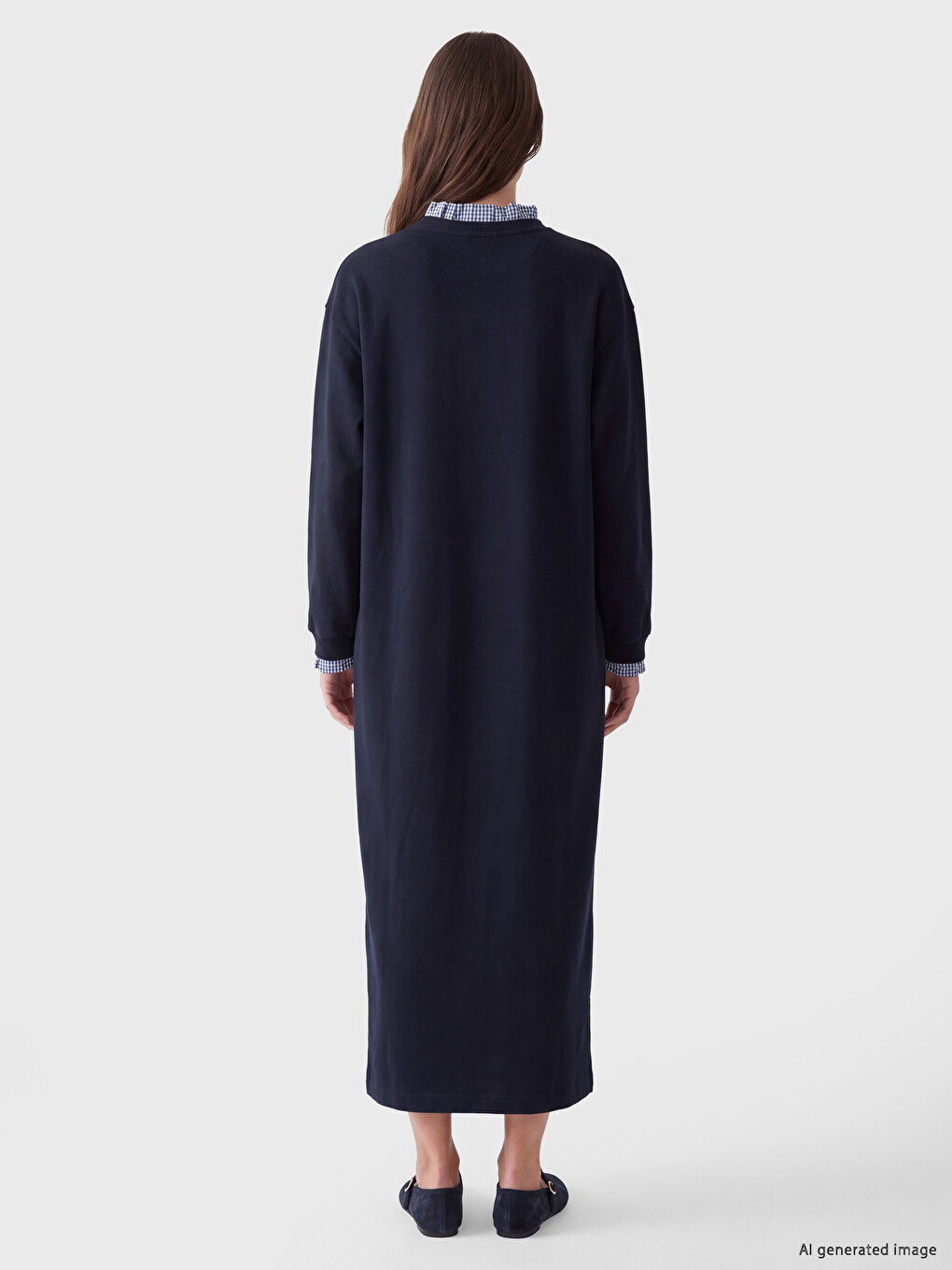Woman Navy Dress-3
