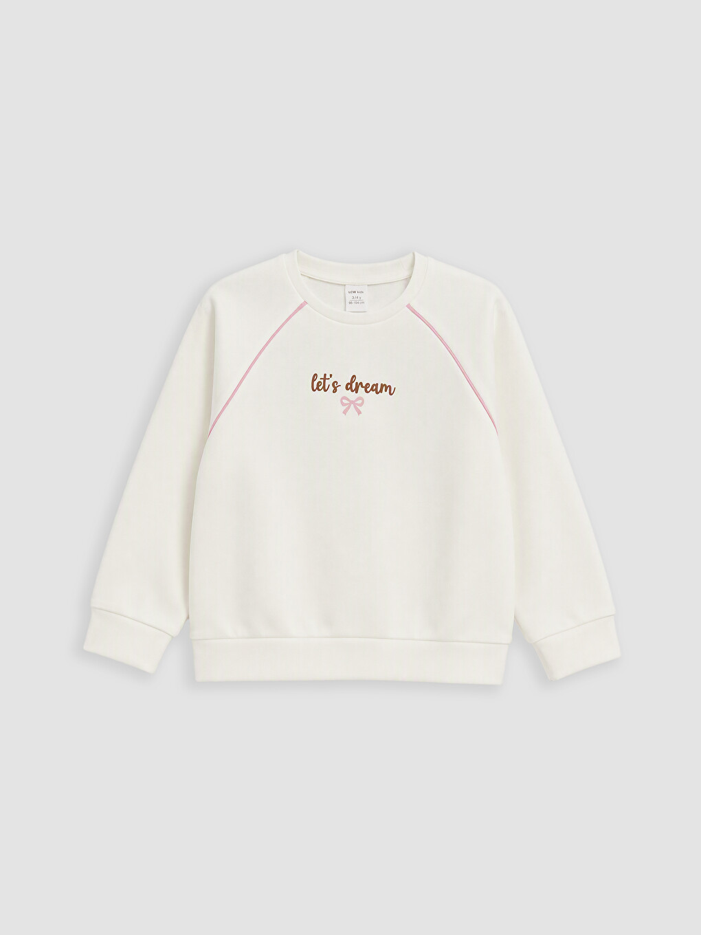 Crew Neck Printed Girls' Set-1