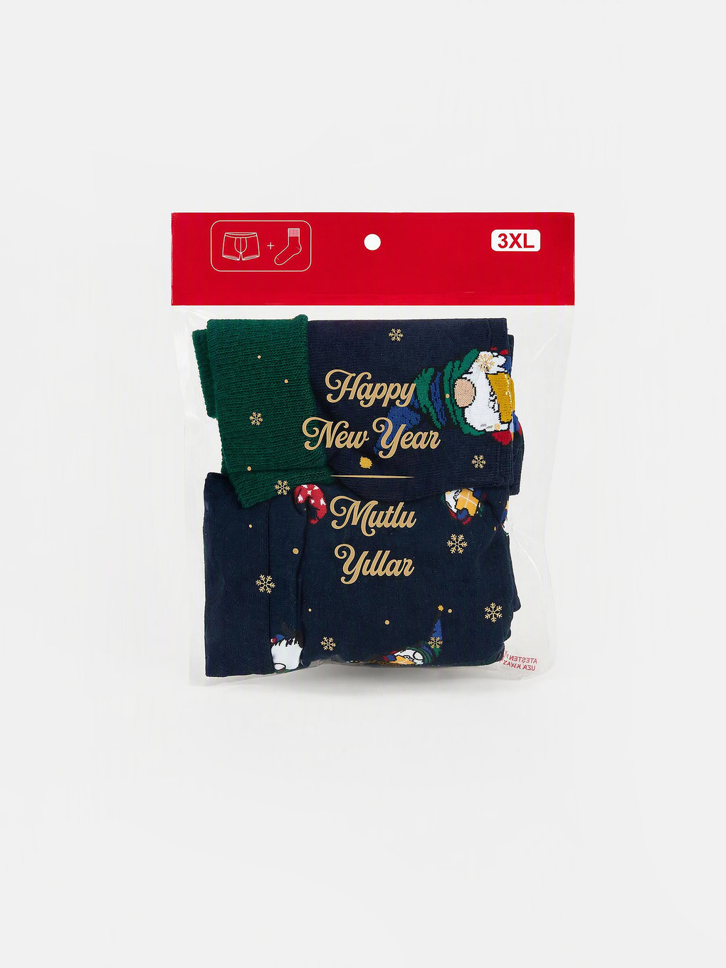 Man Navy Boxer Briefs