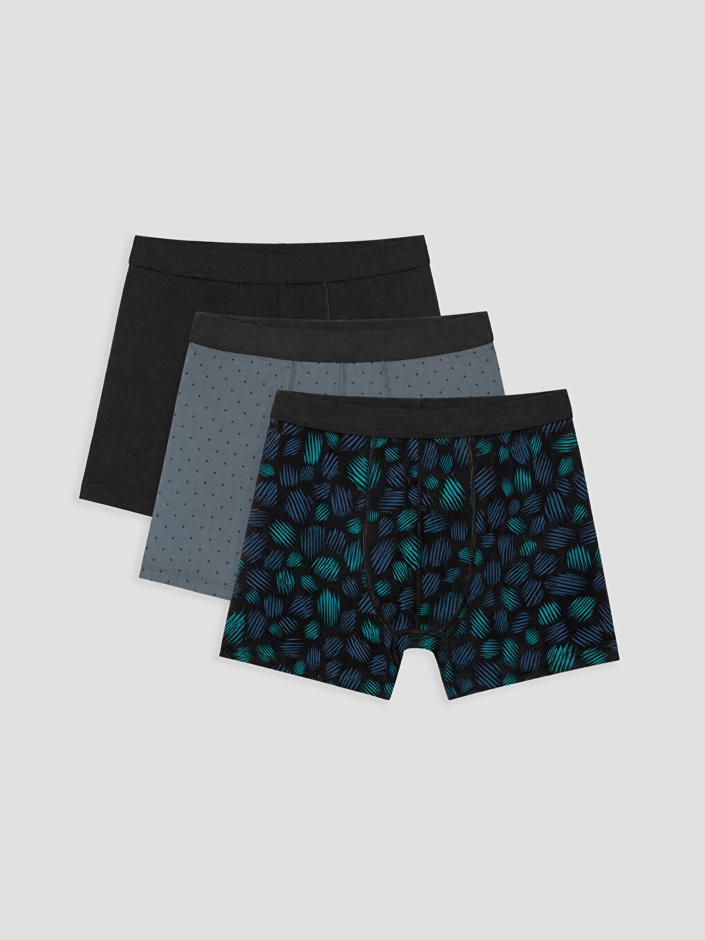 Man Black Boxer Briefs