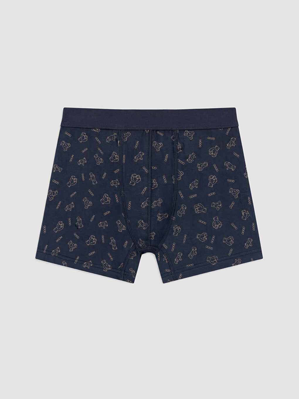Man Navy Boxer Briefs-2