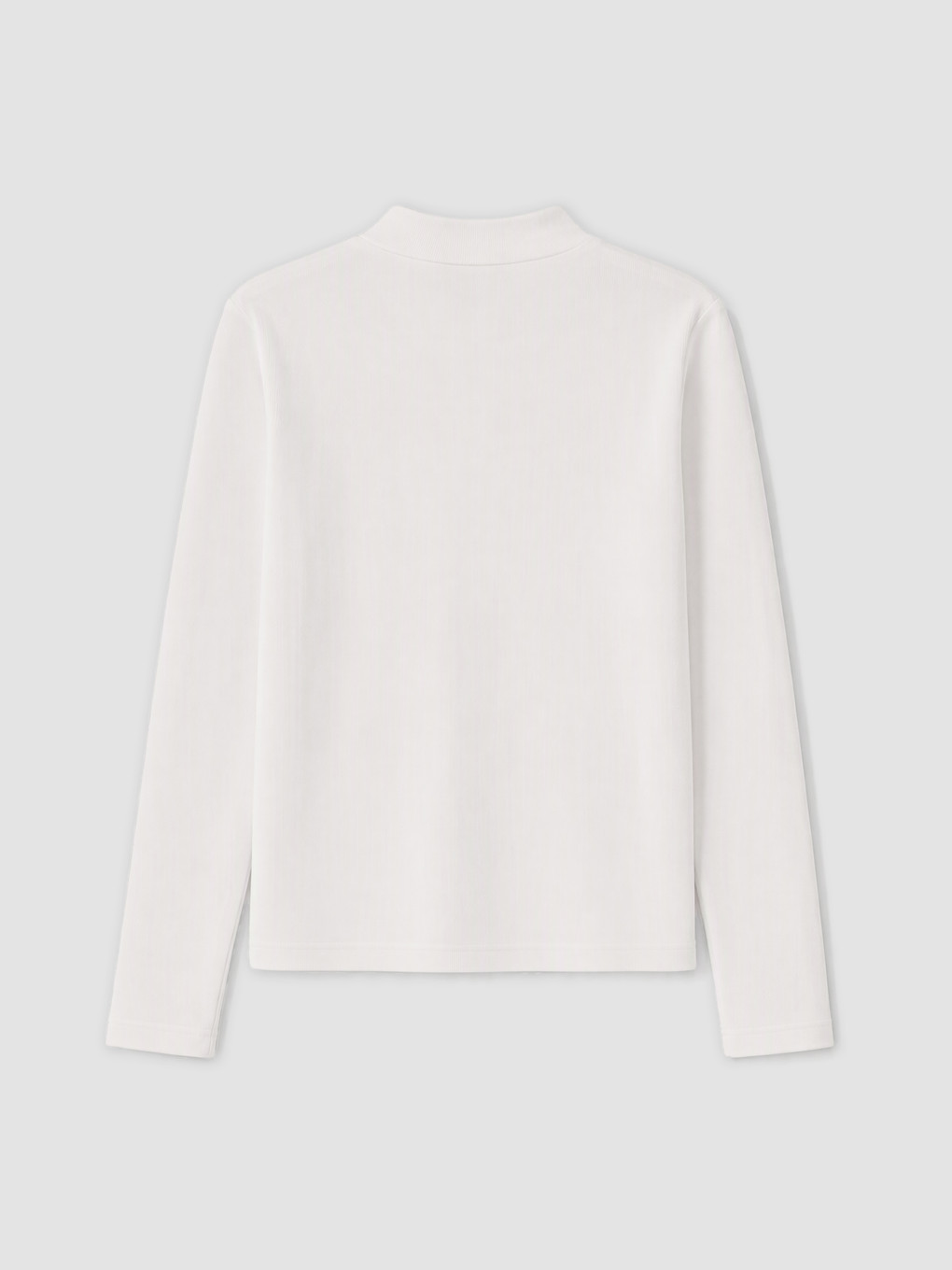 Mock Neck Long Sleeve Girls' T-shirt-3