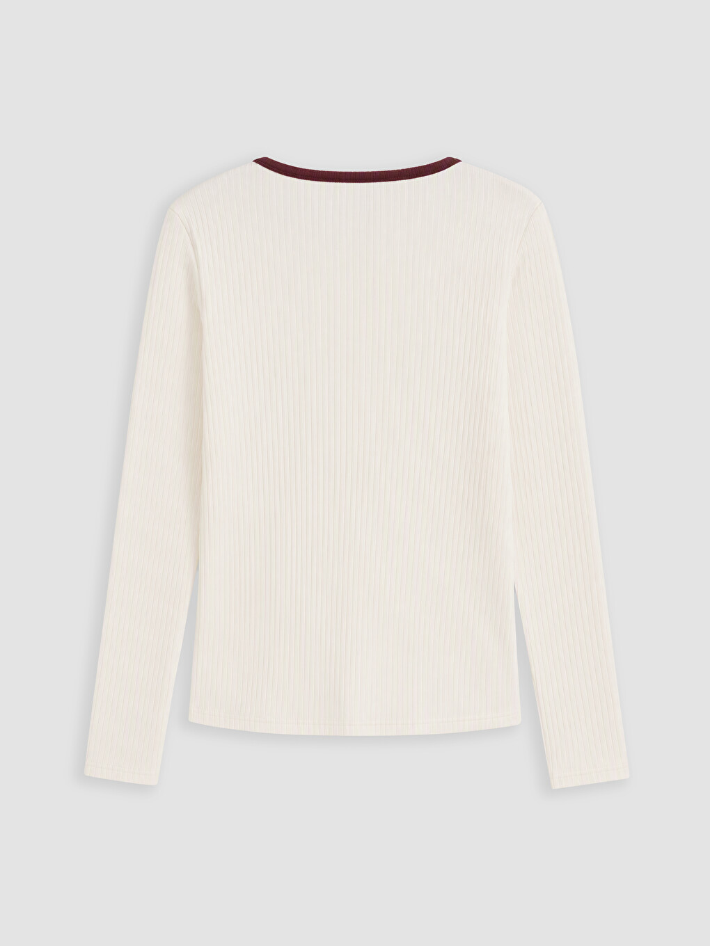 Crew Neck Heart Detailed Girls' Knitwear T-shirt-2