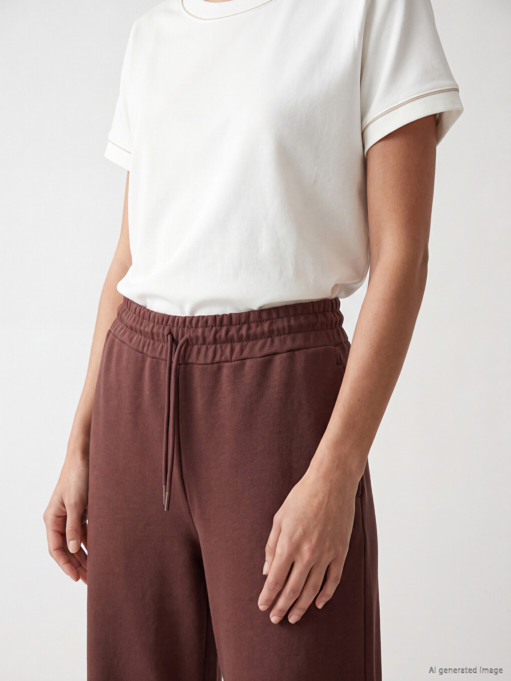 Woman Plum Sweatpants-2