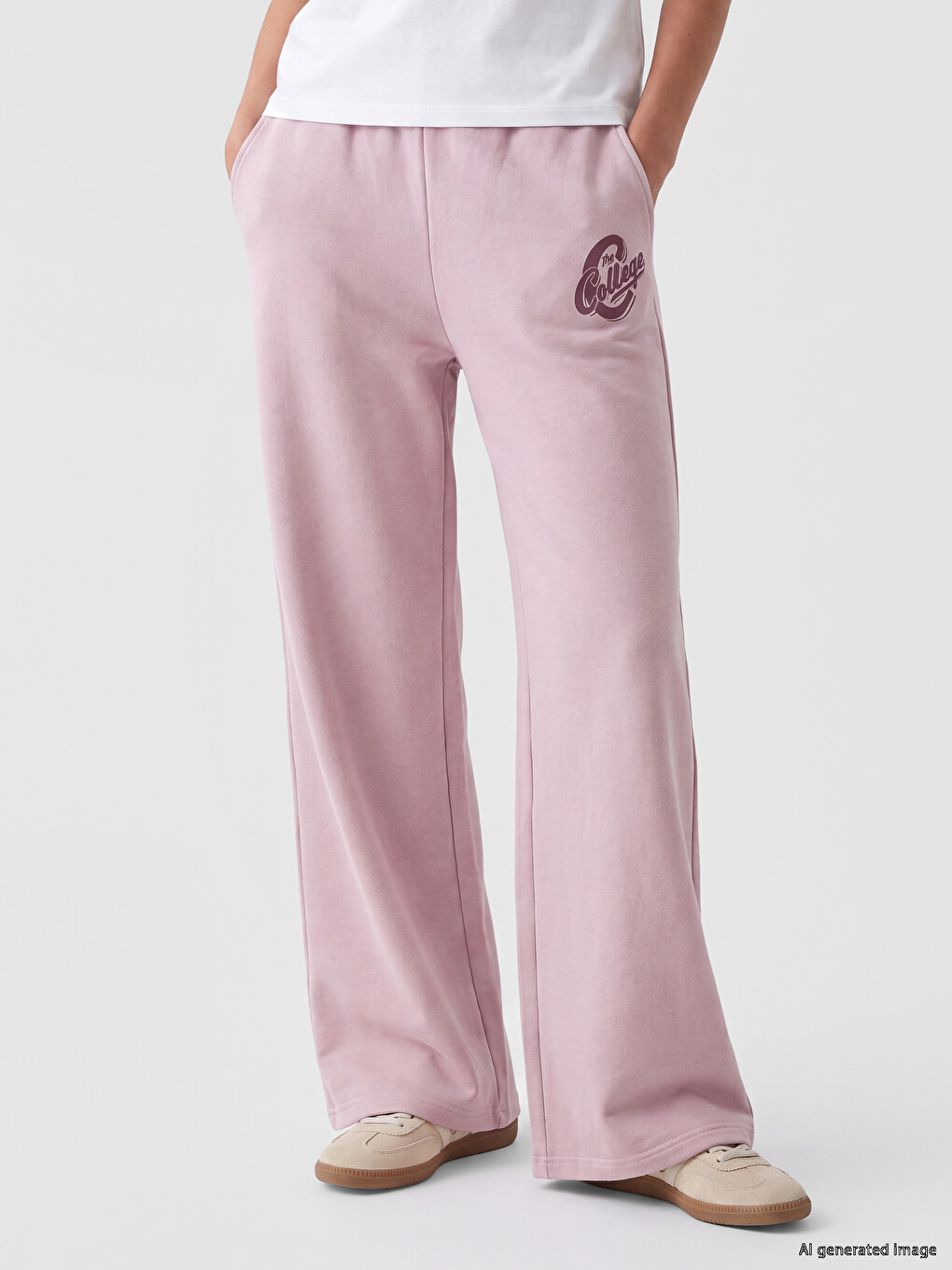 Woman Lilac Sweatpants-1