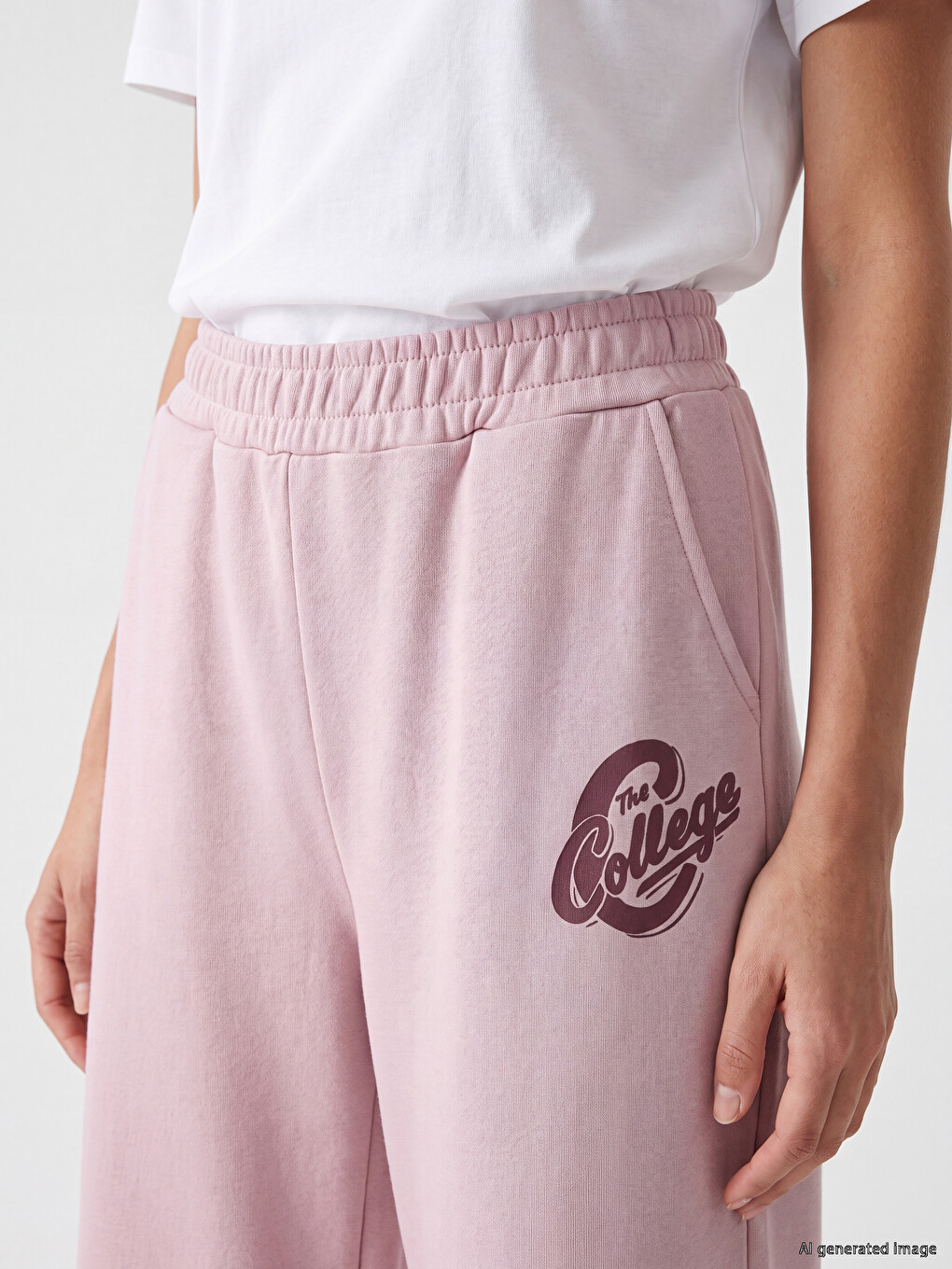 Woman Lilac Sweatpants-2