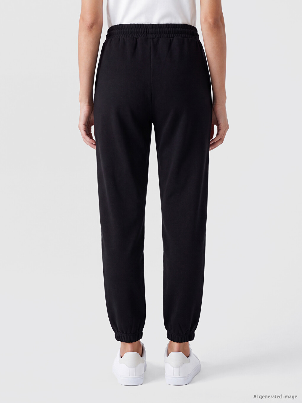 Elastic Waist Women's Jogger Sweatpants-3