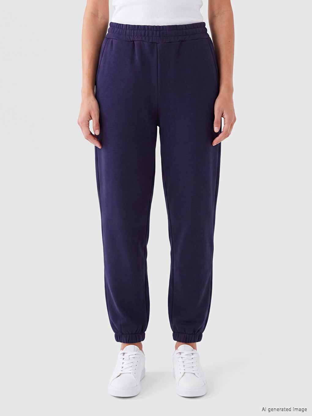 Femër Blu Pantallona Sportive Jogger-1