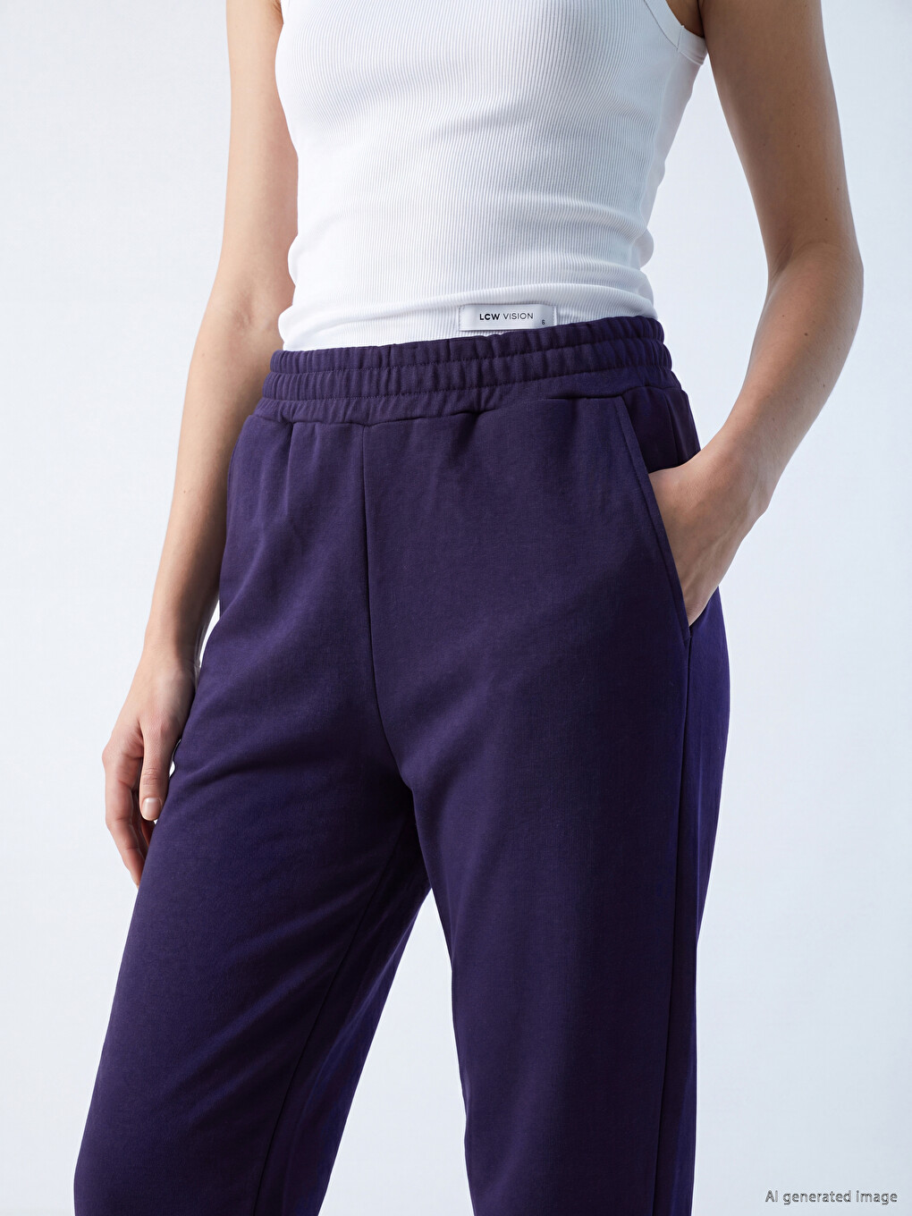 Femër Blu Pantallona Sportive Jogger-2