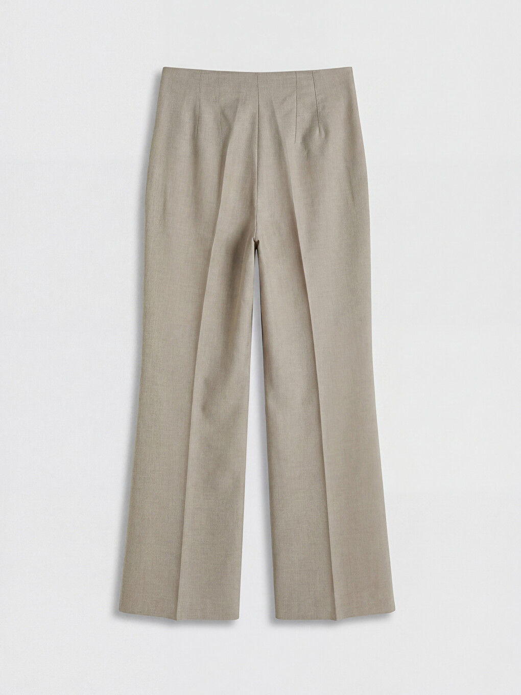 Pleat Detailed Wide Leg Women's Trousers-5