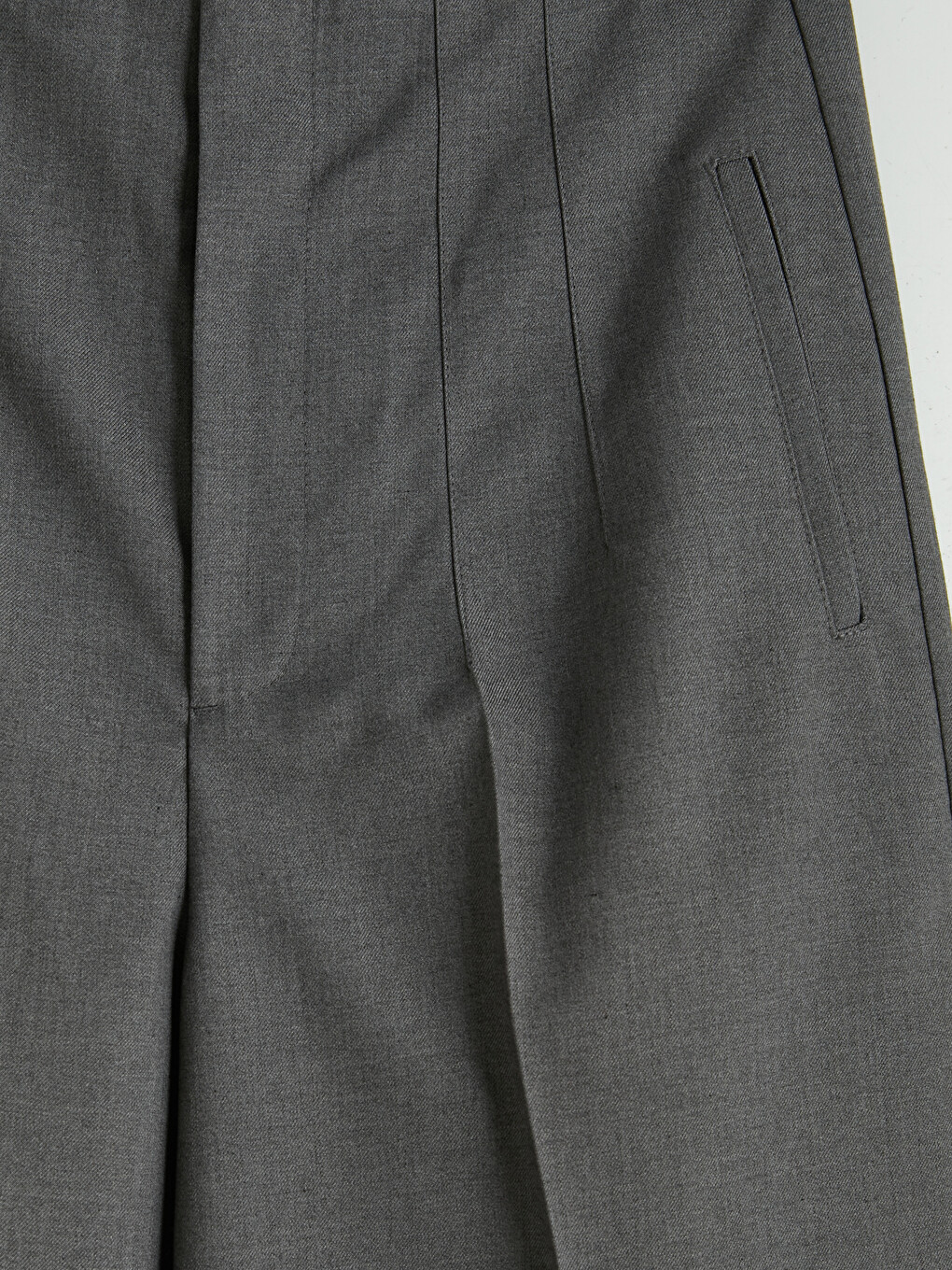 Regular Fit Women's Fabric Trousers-6