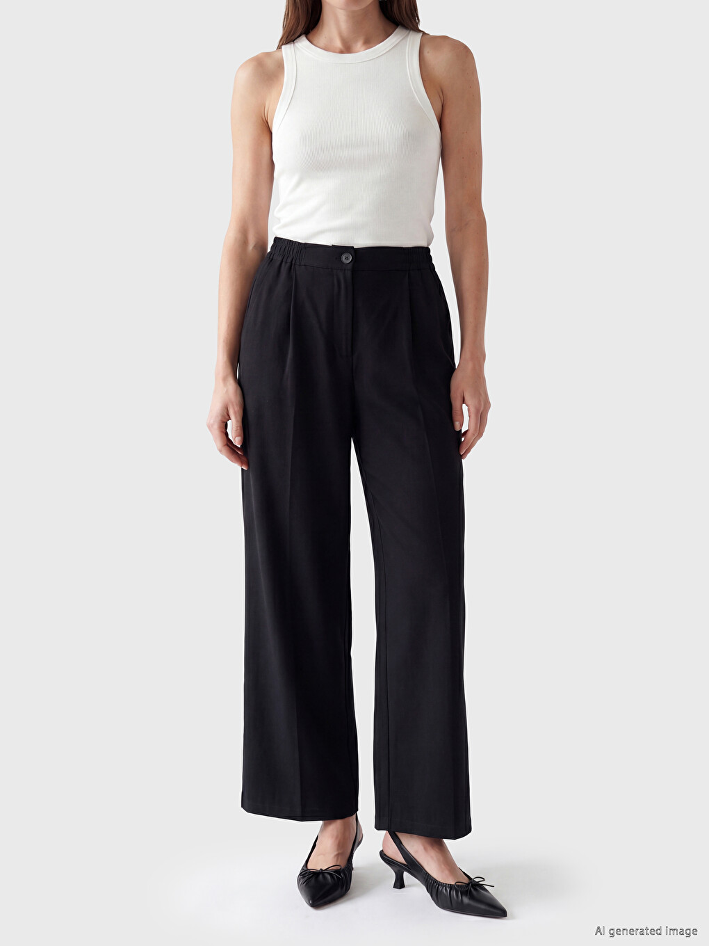 Woman Black Trousers-1