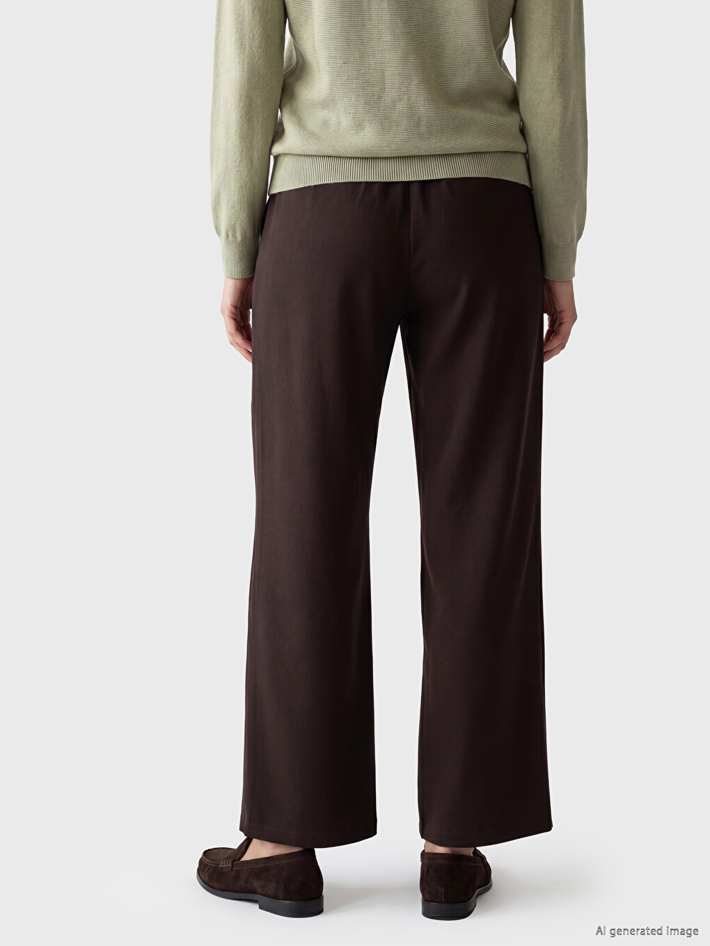 Woman Brown Trousers-2