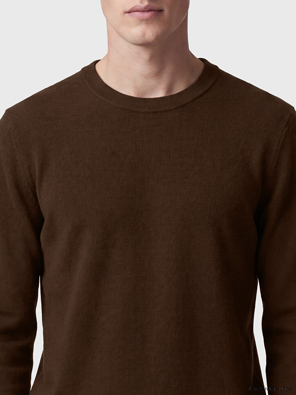 Crew Neck Regular Fit Men's Knitwear Sweater-2