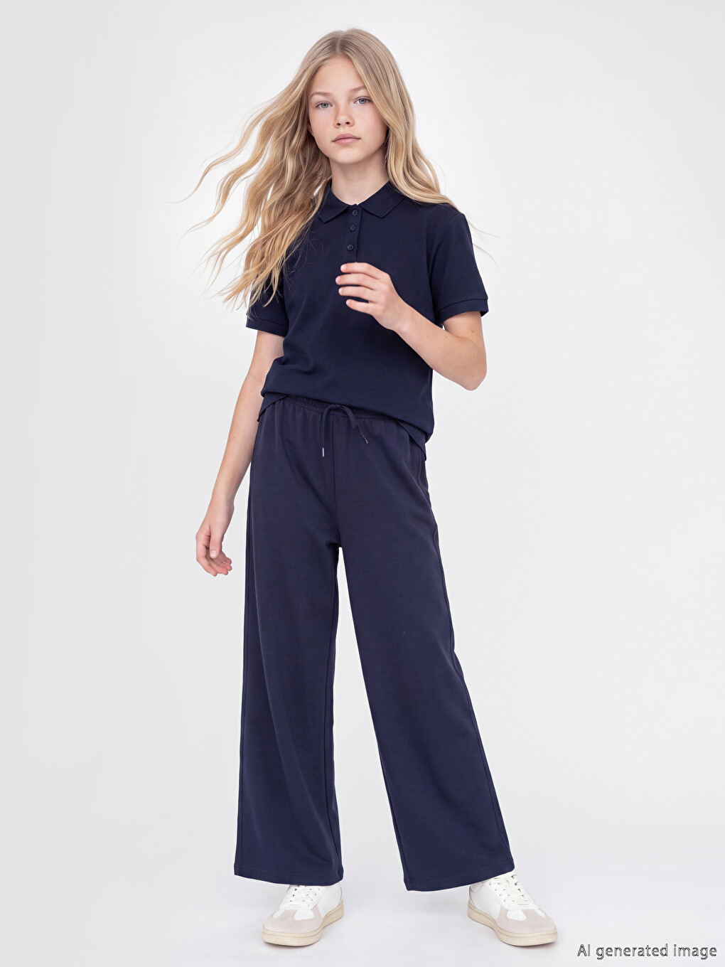 Wide Leg Girls' Sweatpants