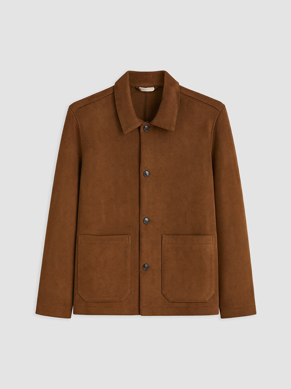 Kahverengi Regular Fit Süet Görünümlü Erkek Blazer Ceket-4