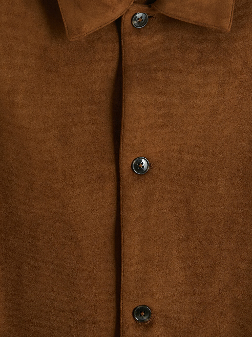 Kahverengi Regular Fit Süet Görünümlü Erkek Blazer Ceket-6