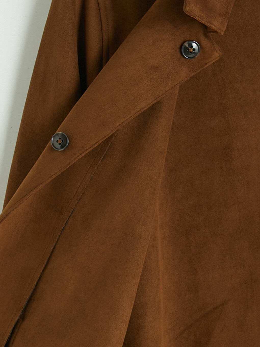 Kahverengi Regular Fit Süet Görünümlü Erkek Blazer Ceket-7