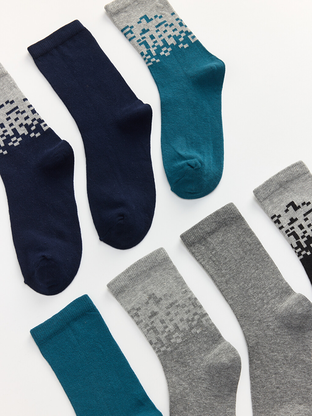7 Pack Boys' Ankle Socks-1