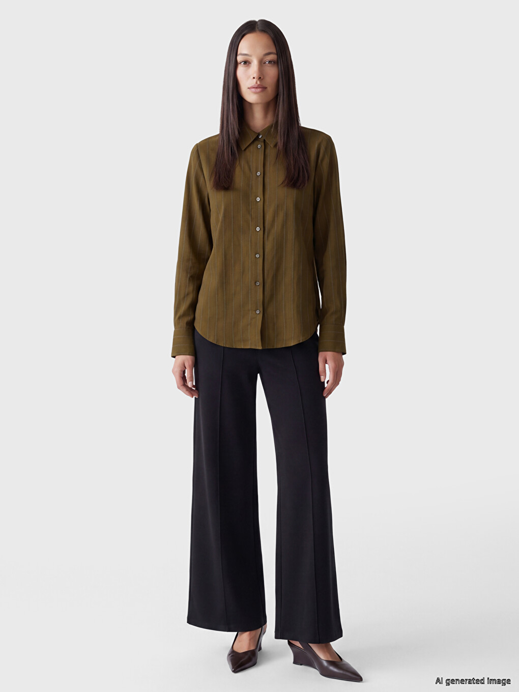 Striped Women's Shirt-1