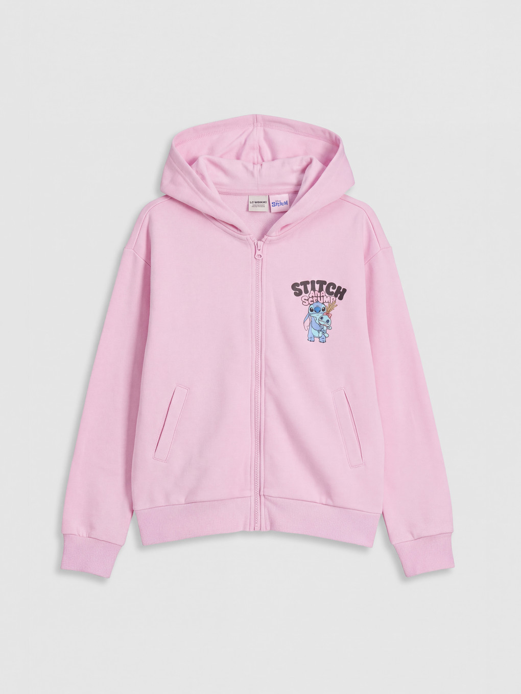 Girl Lilac Zip-up Sweatshirt
