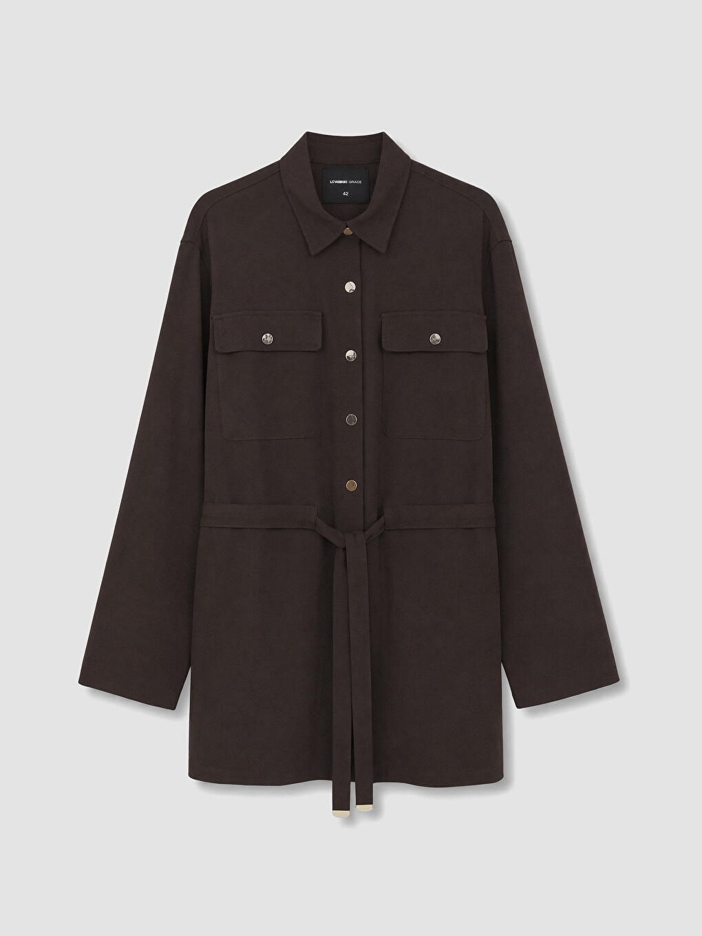 Shirt Collar Women's Jacket-4