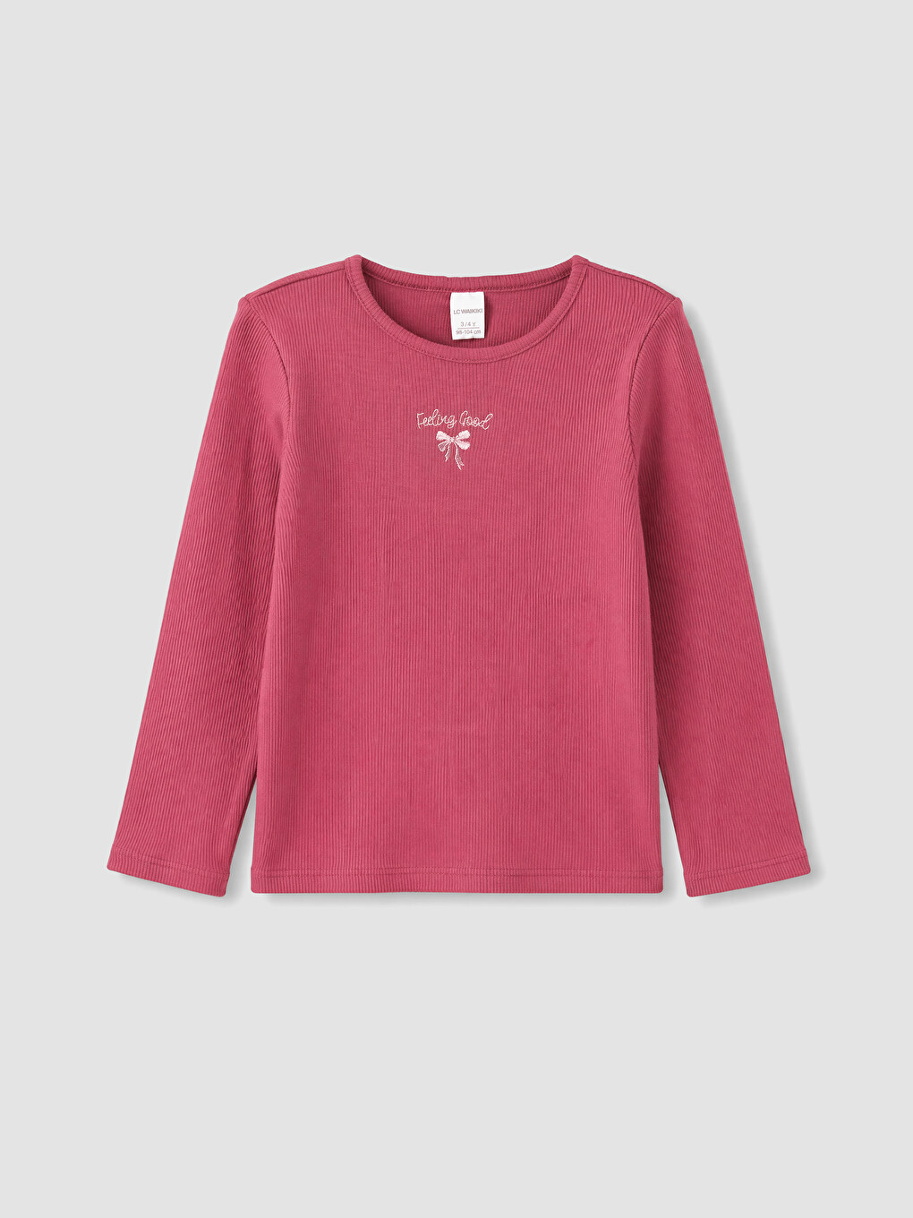 Pembe Nakışlı Fitilli Kız Çocuk Eşofman Takım-1