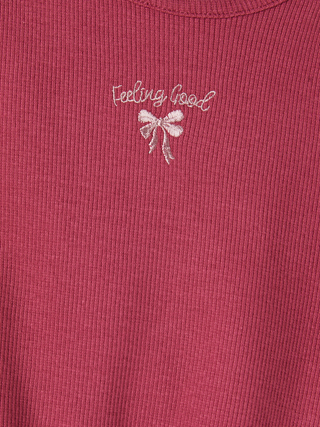 Pembe Nakışlı Fitilli Kız Çocuk Eşofman Takım-2