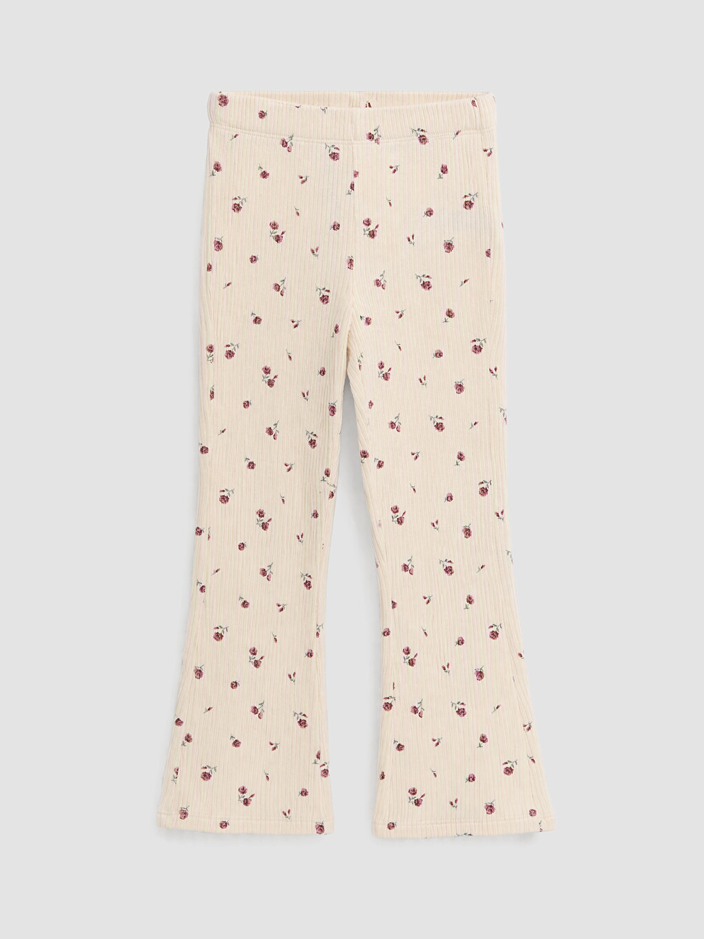 2 Pack Ribbed Girls' Flare Leggings-4