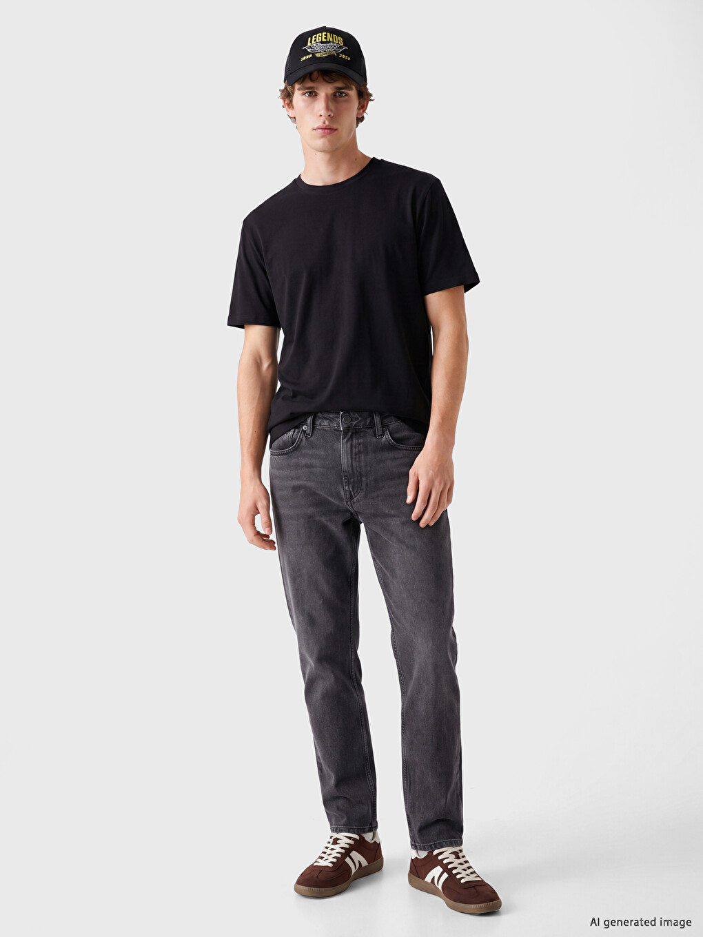 Antrasit 730 Carrot Fit Erkek Jean Pantolon-1