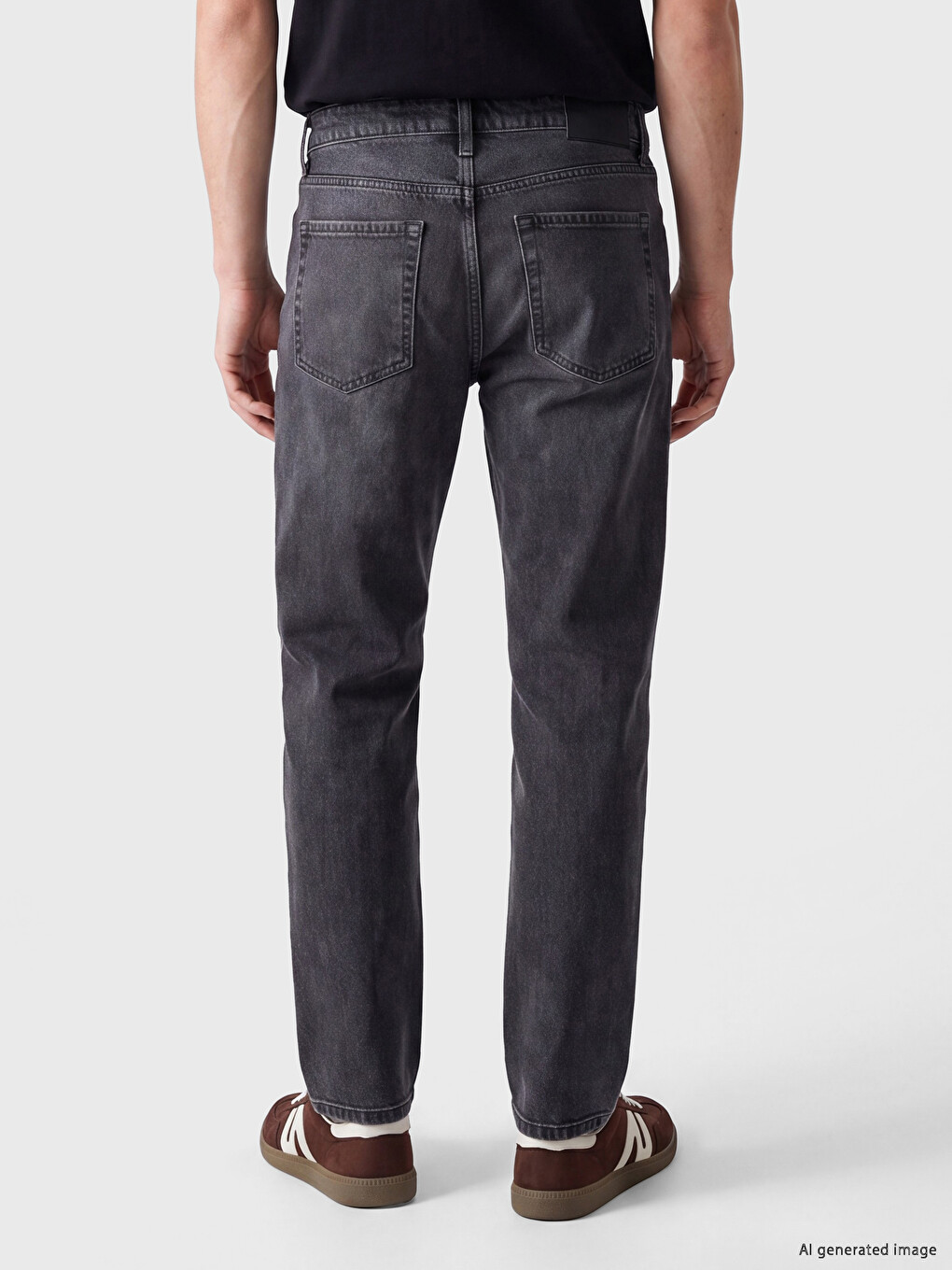 Antrasit 730 Carrot Fit Erkek Jean Pantolon-2