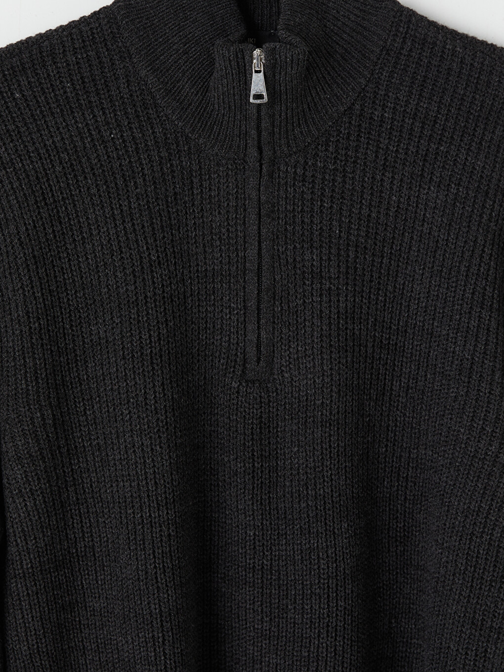 Pull En Maille À Col Montant Pour Homme-5
