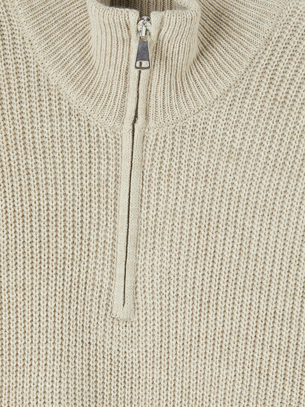 Mock Neck Men's Knitwear Sweater-4