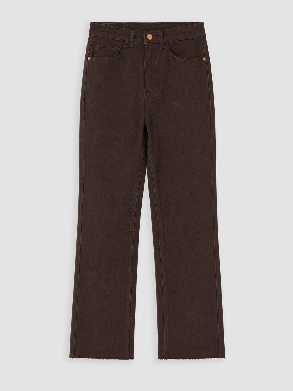 High Waist Straight Jeans-4