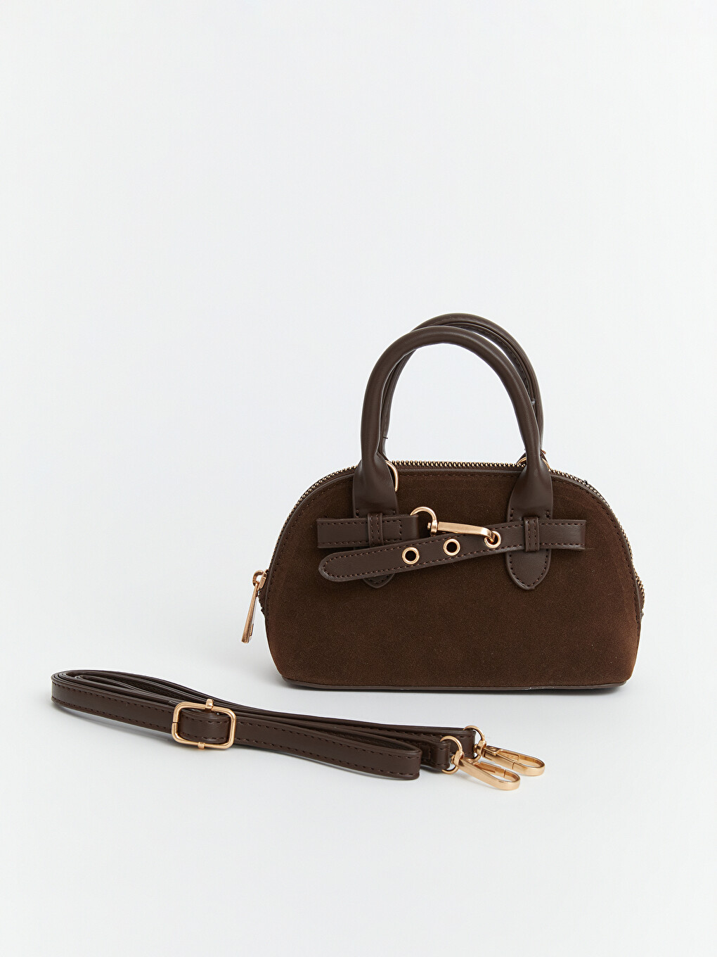 Çantë Krahu Suede Për Gra-3