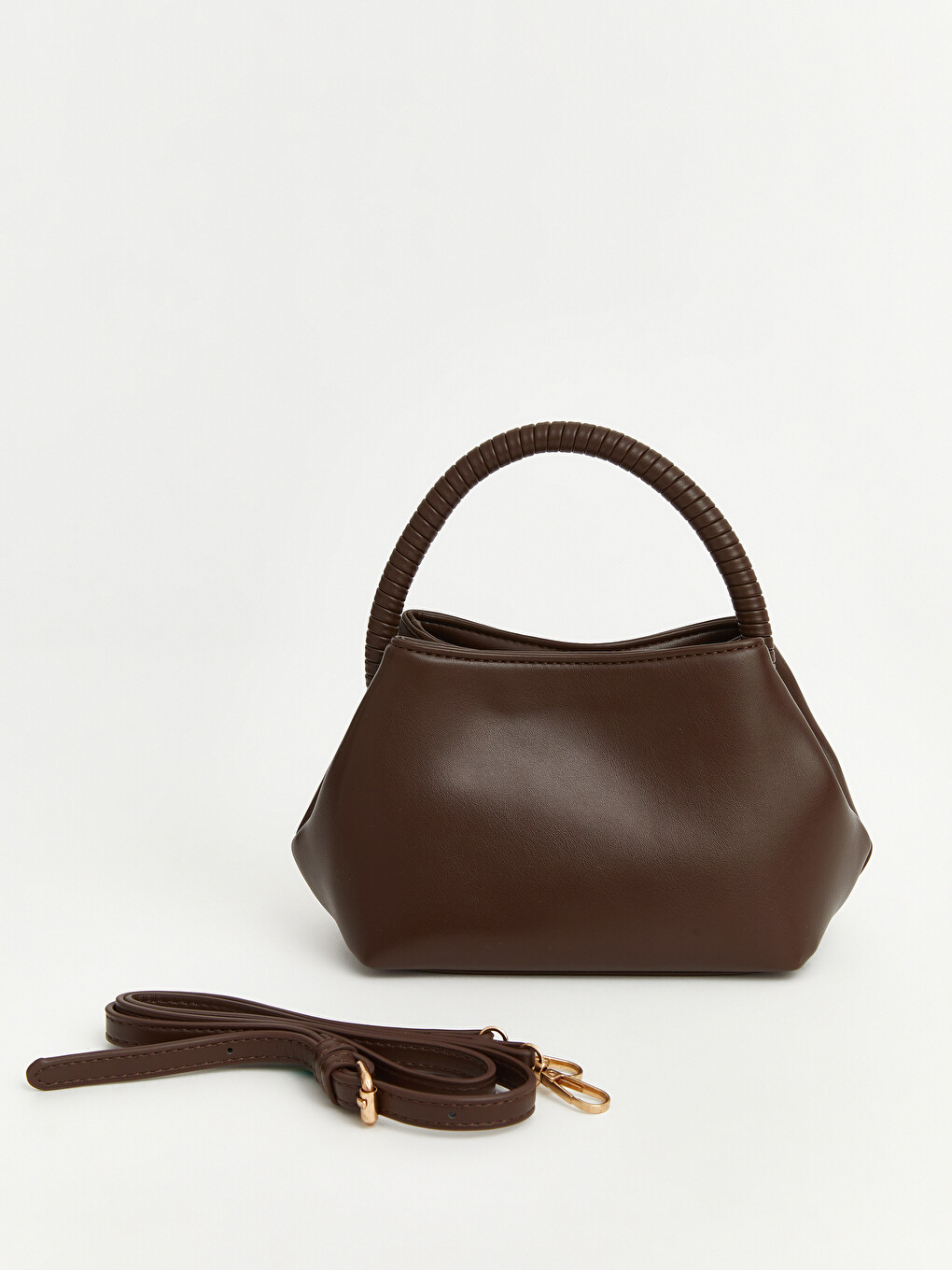 Faux Leather Women's Shoulder Bag-2