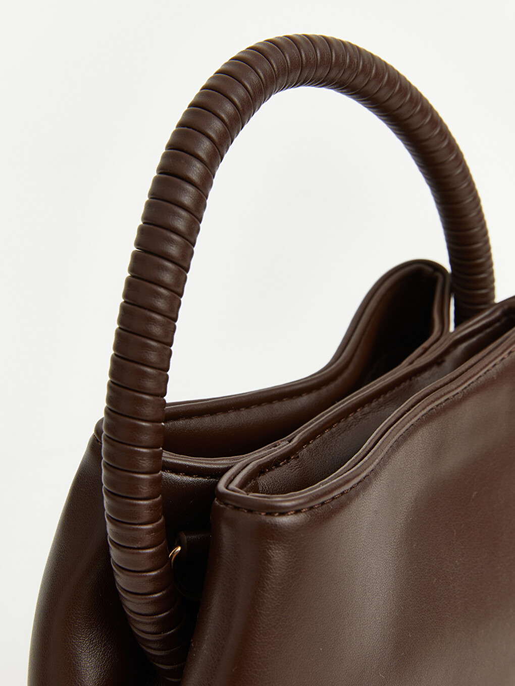 Faux Leather Women's Shoulder Bag-4
