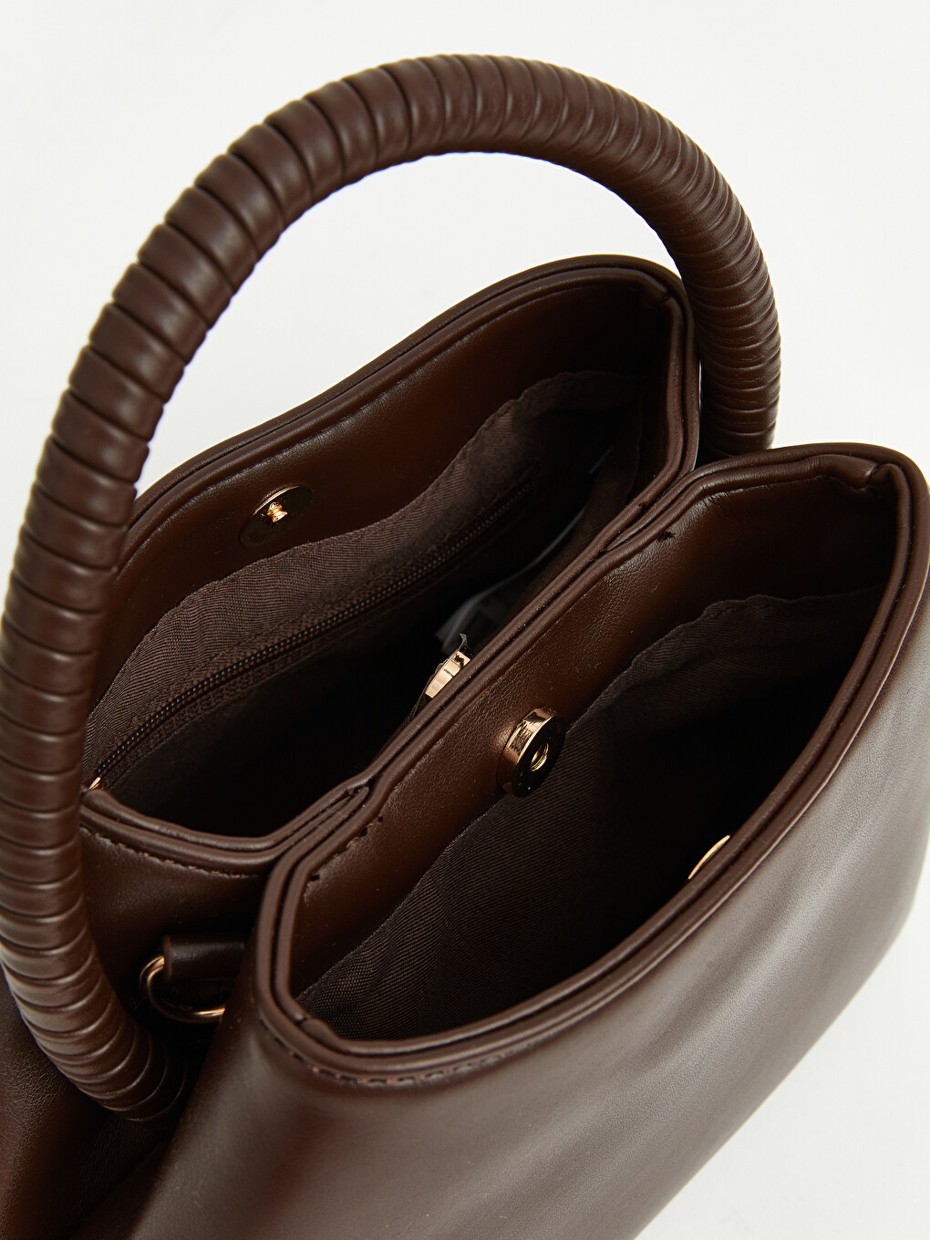 Faux Leather Women's Shoulder Bag-5