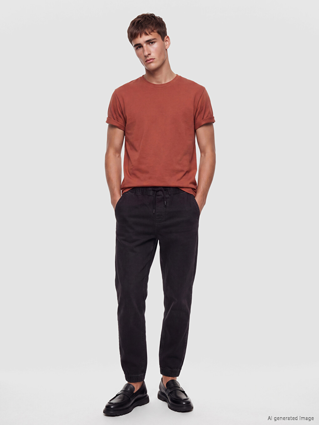 Man Black Jeans