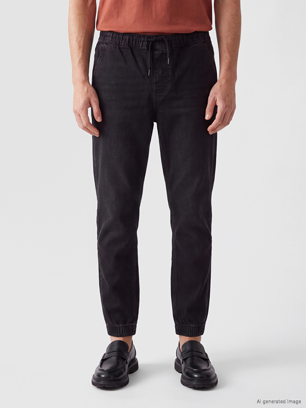 Man Black Jeans-1