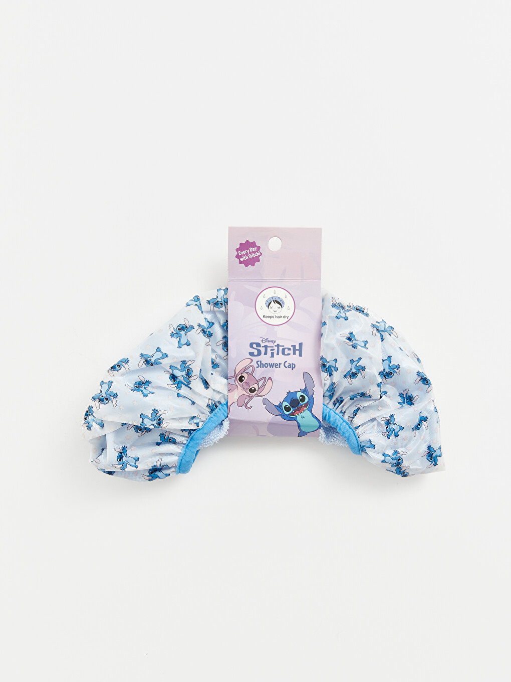 Stitch Baskılı Kız Çocuk Saç Havlusu