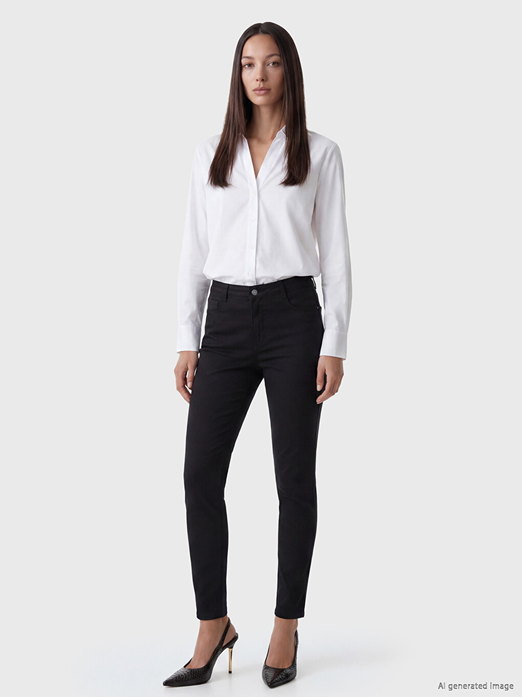 Siyah Jüpiter Süper Skinny Fit Kadın Jean Pantolon
