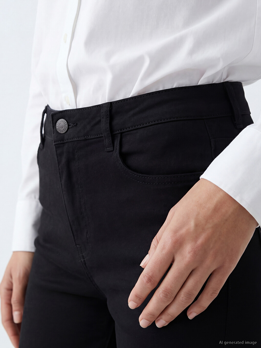 Siyah Jüpiter Süper Skinny Fit Kadın Jean Pantolon-2