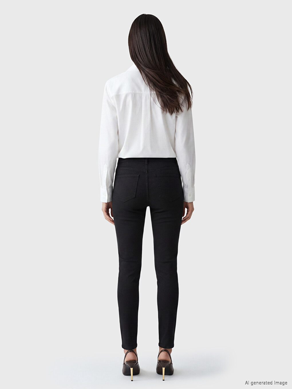 Siyah Jüpiter Süper Skinny Fit Kadın Jean Pantolon-3